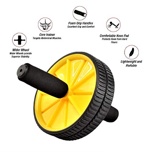 SIDHMART Tummy Twister & Ab Wheel Roller Combo Abdominal Weight