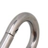 Viva Fitness M8x80mm 304 Stainless Steel Spring Snap Hook Carabiner (Silver) - Pack of 2 - Image 6