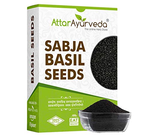 Attar Ayurveda Sabja Basil Seeds 500 gm Reduces Body Heat